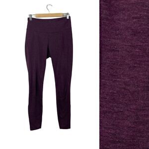 PrAna Medium Ankle Legging Pants So Soft Red Stretch Yoga Athletic Womens